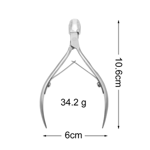 Nouvelles pinces à cuticules Nghia D07 à ouverture large incurvée, extra-affûtées, coupe-ongles professionnels en acier inoxydable de haute qualité - Product Image 3