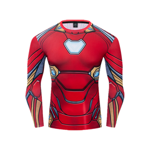 Camiseta de Compresión Elástica Personalizada para Fitness, MMA, BJJ, Prenda Deportiva Transpirable Unisex de 220g, Spandex/Poliéster, Manga Larga - Product Image 1