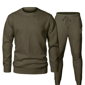 Conjunto Deportivo para Hombre OEM, Conjunto de Sudadera de Algodón, Ropa Deportiva Resistente para Marcas de Fitness, Entrega Rápida - Product Image 4