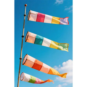 Bandera de Pluma Promocional Portátil de Polipropileno Tejido Transpirable con Impresión Personalizada, Correa Ajustable, Instalación Instantánea, Forma de Lágrima - Product Image 6