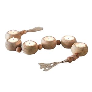 Guirlande en résine florale avec perles guirlande décorative chaîne fête de mariage décor à la maison à la main résine artisanat élégant guirlande événements - Product Image 1