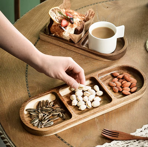 Plateau de service pour fruits secs de qualité supérieure, taille et forme personnalisées, assiette à dessert en bois aux meilleurs prix - Product Image 5