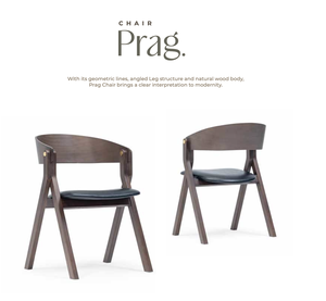 Modern Solid Wood <b>Dining</b> <b>Chair</b> with Upholstered Seat Geometric Backrest Angular Legs for Home Furniture in Villa Hotels - Product Image 1