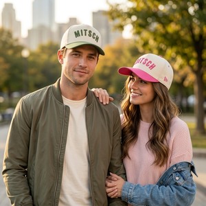 Gorras de Béisbol y Golf Personalizadas al por Mayor con Logotipo Bordado en 3D, de Dos Tonos, de Algodón, con Visera Curva y 5 Paneles, Unisex - Product Image 6