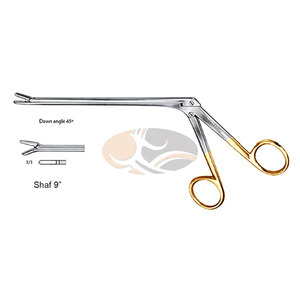 Cushing Disc Rongeur 9 Inch Down Angle 45 Degree 1/1 <b>Bite</b> General Surgery Manual Instruments - Product Image 3