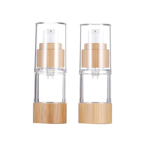 Botellas de <span class=keywords><strong>Spray</strong></span> para Loción de Bambú de Múltiples Capacidades con Dispensadores de Presión para Envasado de Esencias y Cremas Faciales de Alta Calidad - Product Image 2