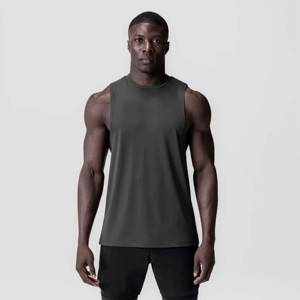 Camisetas sin Mangas Versátiles 100% Algodón para Hombre, Camisetas Deportivas de Alto Rendimiento, Absorben la Humedad, Fibra Natural, Chalecos de Entrenamiento para Gimnasio - Product Image 1