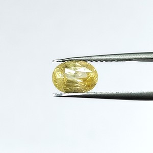 Zafiro amarillo ovalado natural de 3,18 quilates de Sri Lanka, piedras preciosas sueltas para la fabricación de joyas y anillos YOIS-207 - Product Image 4