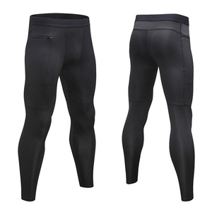 Customized Men Gym Leggings Running <b>Tights</b> Quick Dry Elastic Training Fitness Leggings Comfortable New Arrival Men Gym Leggings - Product Image 4