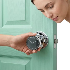 Modern Ceramic Round Cabinet Knob with <b>Clock</b> Face Design for Home Office & Kitchen Furniture Handles Eco-Friendly & Durable - Product Image 4