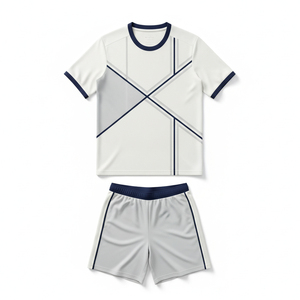 Venta al por Mayor de Camisetas de Fútbol Personalizadas con Impresión por Transferencia de Calor, Transpirables, de Secado Rápido, Conjunto de Camisetas de Fútbol para Adultos, Nombre del Equipo del Club - Product Image 2