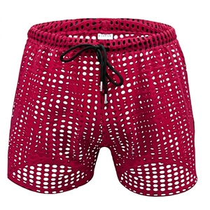 Men's Mesh <b>Boxer</b> Shorts <b>Polyester</b> Breathable Quick Dry Loose Fit Casual Underwear Lightweight Comfortable Sports Lounge Shorts - Product Image 4