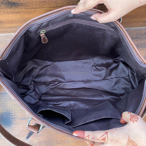 กระเป๋าโท้ทหนังสำหรับผู้หญิงพิมพ์ลายสัตว์ทำมือ100% หรูหราหนังแท้กระเป๋าช้อปปิ้งแบบมินิมอล - Product Image 4