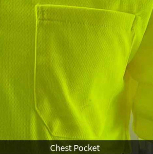 Polo respirant réfléchissant haute visibilité, vêtements de travail de sécurité légers, séchage rapide, uniforme de travail industriel - Product Image 3