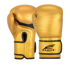 Guantes de Boxeo HAMILO SPORTS de Cuero de Alta Calidad para Entrenamiento de Combate, para Adultos y Jóvenes, con Logotipo Personalizable y Absorción de Humedad - Product Image 1