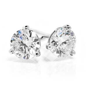 Sparkly Round Cut Solitaire <b>Stud</b> Earrings For Unisex 6MM Each Moissanite 925 <b>Silver</b> for Women's Party Occasion Gift For Partner - Product Image 4