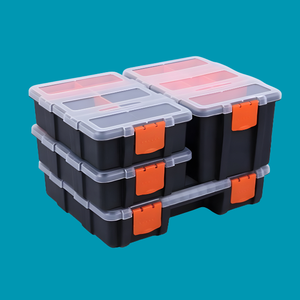 VIET PLASTICS <b>Foldable</b> Waterproof Heavy Duty Plastic <b>Crate</b> 66L Virgin Material for Warehouse Storage Reusable Transport - Product Image 2
