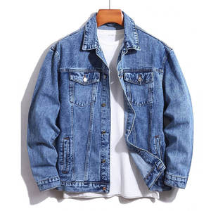 Veste d'hiver classique en jean pour homme – Manteau décontracté et tendance, chaud et confortable pour la saison froide quotidienne - Product Image 1