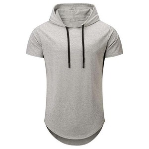 Sudadera con Capucha para Hombre, Deportiva, Casual, Bordada, Personalizable, Azul Sólido, Manga Corta, Cuello Redondo, Estilo Urbano, 100% Algodón - Product Image 5