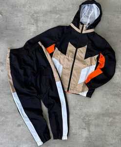 Survêtement de sport pour homme de haute qualité avec logo personnalisé, coupe-vent, streetwear, pantalon de survêtement épais avec logo - Product Image 4