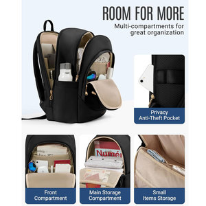 Mochila de Viaje para Computadora Portátil, Impermeable, con Logotipo Personalizado, Expandible, con Puerto USB, para Hombre - Product Image 6