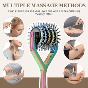 Roue sensorielle Wartenberg en acier inoxydable à 5 têtes, outil de diagnostic neurologique arc-en-ciel, sensibilité nerveuse ORL - Product Image 3