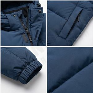 Chaqueta acolchada informal de invierno para hombre con corte de cremallera diagonal y muy exigente en moda para hombre de calidad superior - Product Image 4