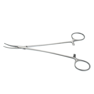 Pinza Mosquito de 7 Pulgadas, Delicada, Curva, Dentada, Hemostática, Instrumento Quirúrgico de Acero Inoxidable, Pinza para Arterias, Reutilizable, Manual - Product Image 1