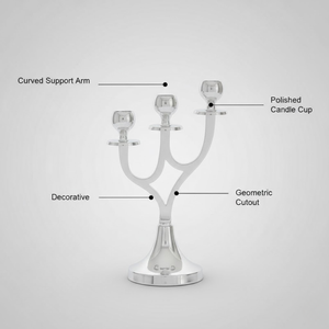 ที่วางเทียนอลูมิเนียม 3 ชั้น รุ่น VIC-14180 |   เชิงเทียนโลหะทันสมัยสำหรับตกแต่งบ้าน งานแต่งงาน ขายส่งจำนวนมาก ผู้จัดจำหน่ายส่งออก - Product Image 4