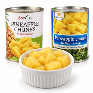Délicieuses tranches d'ananas en conserve du Vietnam, prix d'usine, meilleure qualité, vente chaude, emballées en différentes tailles de boîtes - Product Image 1