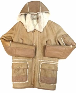 Premium Leather <b>Shearling</b> <b>Jacket</b> <b>Men</b> Genuine Sheepskin Fur Winter Aviator Coat Warm Stylish Classic Luxury Outerwear Fit - Product Image 1
