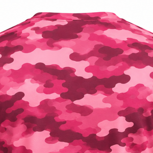 Rose <b>Pink</b> Camo <b>T</b> <b>Shirt</b> <b>Men</b> Short Sleeve Crew Neck Camouflage Printed Sports Training Running Workout Performance Activewear - Product Image 6