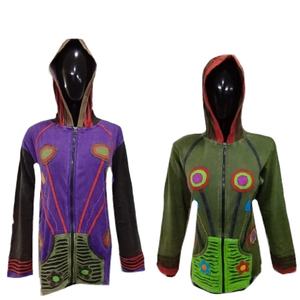 ชุดลำลองมีฮู้ดสำหรับใส่ได้ทั้งชายและหญิง, ชุดเดรสลำลองลายดอกไม้ให้ความอบอุ่นสำหรับฤดูหนาว - Product Image 1