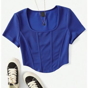 Top corto sin costuras para mujer con logotipo personalizado OEM, top corto barato de manga corta para mujer, vestido de verano para mujer al por mayor de Bangladesh - Product Image 3