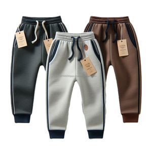 Ropa deportiva para niños, pantalones de chándal de punto, pantalones cómodos de lana, ropa activa informal para niños jóvenes, venta al por mayor hecha a medida - Product Image 5