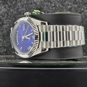 Montre mécanique automatique pour homme en acier inoxydable, luxe et mode, cadran vert menthe, cristal saphir, résistance à l'eau 10 bars - Product Image 4