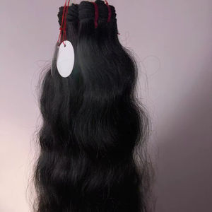 Extensiones de Cabello Humano Virgen Remy Indio al por Mayor, Doble Trama a Máquina para Todos los Colores de Tinte, Fabricadas en Chennai, India - Product Image 1