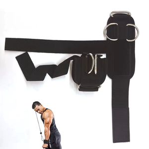 Sangles de poignet réglables en néoprène double avec anneau en D pour haltérophilie, musculation et powerlifting – Faible MOQ – Vente en gros - Product Image 4