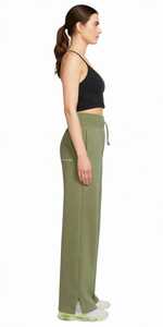 Pantalon de jogging décontracté en coton pour homme ONETEN APPAREL, vert olive, coupe large, taille haute avec cordon de serrage - Product Image 4