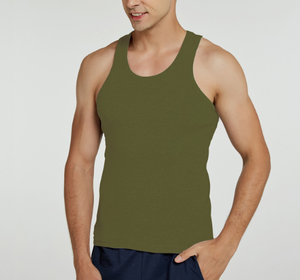 Débardeurs de sport slim pour hommes avec logo personnalisé – Idéaux pour le basketball, la course et l'entraînement – Maillots de corps et gilets de sport pour hommes - Product Image 1