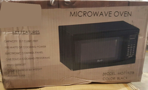 A-v-a-n-t-i 0.7 C-u. Horno de Microondas F-t. 700-W, Negro, Dañado, en Caja - Product Image 6