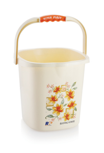 Plastic <b>Bucket</b> 20L Durable Blooming Flowers Design <b>Mop</b> <b>Bucket</b> Simple Style In Stock - Product Image 4