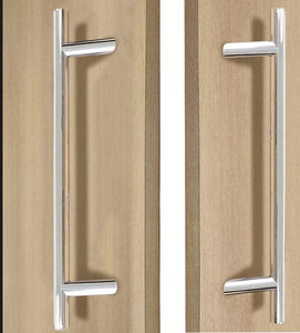 D Shape Bar Wooden <b>Door</b> <b>Handles</b> Aluminum Stainless Steel Black <b>Pull</b> Glass <b>Door</b> <b>Handle</b> Modern Design 5 Year Warranty Easy - Product Image 2