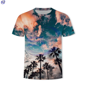 Camiseta Sublimada de Última Moda para Hombre, 100% Algodón, Secado Rápido, Transpirable, Ecológica, Moda de Verano - Product Image 1