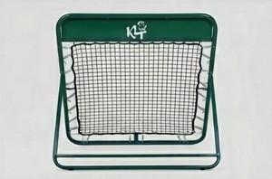 KLTW INT'L Foldable Metal Soccer <b>Rebounder</b> Training <b>Net</b> for Adults All Seasons Green Frame with Adjustable Angle Design - Product Image 4