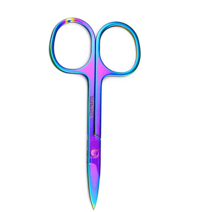 Ciseaux à poils de nez incurvés et arrondis de qualité supérieure pour hommes, ciseaux à cuticules, ciseaux à barbe, ciseaux de manucure - Product Image 5