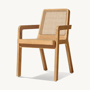 Modern Solid Teak Dining <b>Chair</b> Handmade Wooden <b>Restaurant</b> <b>Chair</b> Natural Wood Finish Wholesale Export Furniture Supplier - Product Image 3