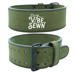 Ceinture de musculation en cuir avec boucle en alliage pour l'exercice, l'entraînement, le soutien lombaire et le powerlifting en salle de sport - Product Image 2