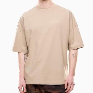 Popular Casual Men's Regular Solid Color O-Neck 100% Cotton T-shirt Wholesale Summer Washed Fashion Short Sleeve <b>Tshirts</b> - Product Image 2