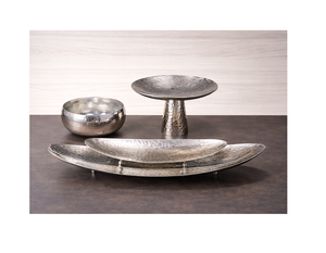 Bol de service en acier inoxydable martelé pour la maison, l'hôtel et le restaurant, bol à fruits, vaisselle de qualité supérieure, bol alimentaire - Product Image 6
